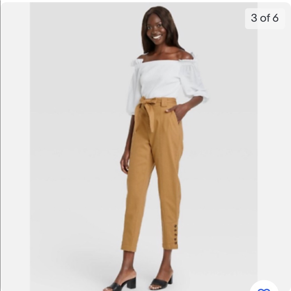 Who What Wear Tie Front Pants